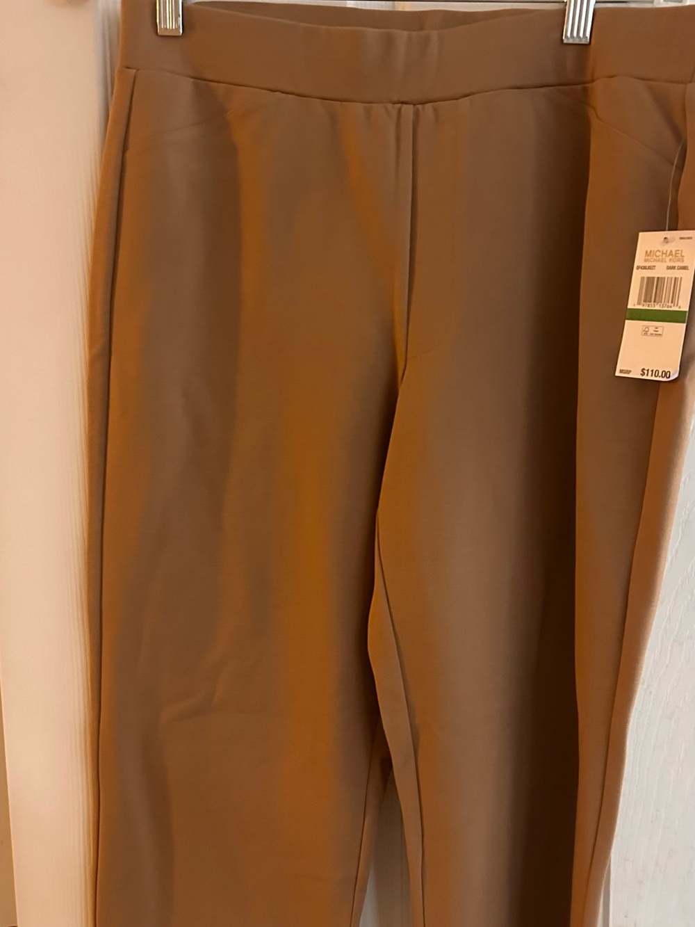 Michael Kors Women's Tan Brown Stretch Dress Pants